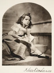 Alice Constance Westmacott, 9 juli 1864 (sepiafoto)